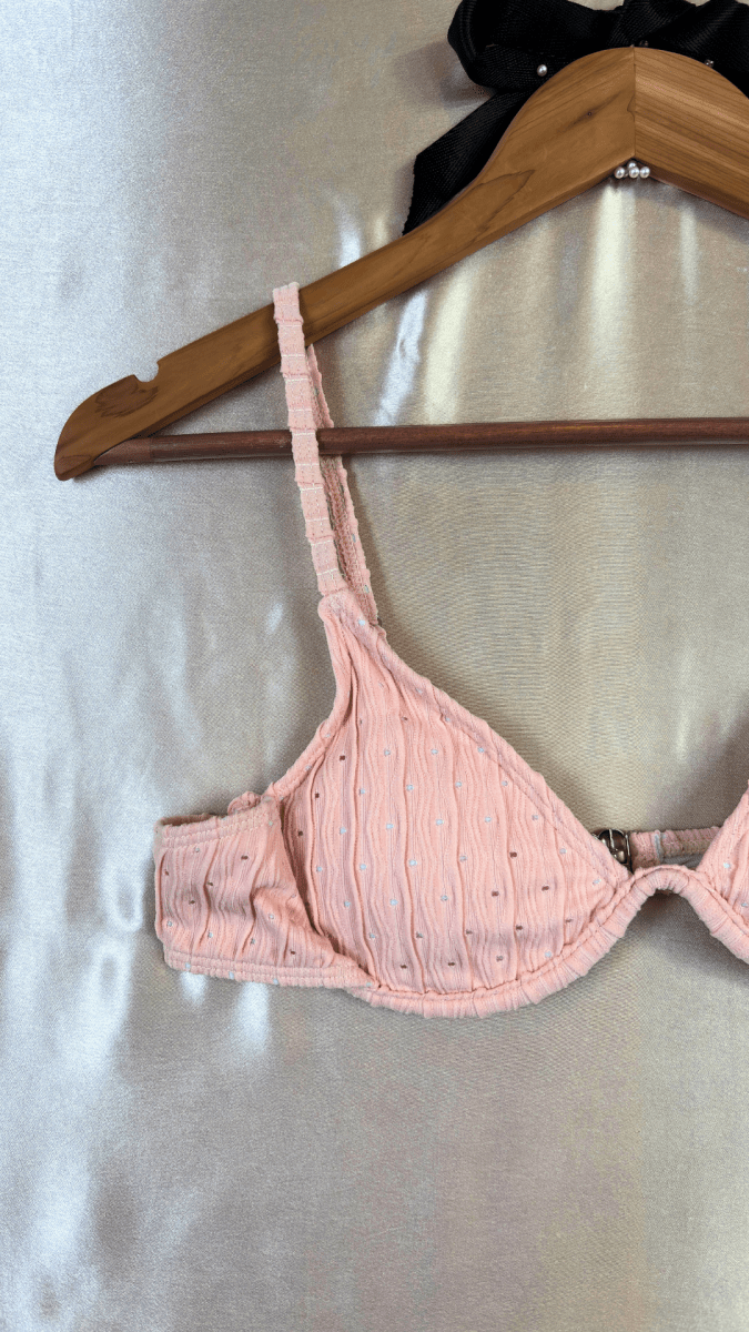 Peach Blossoms Bikini Top - TRÈS FOU OR SOMETHING