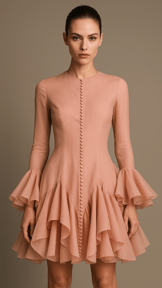 Pink Cloud Garden Dress - CHAMBRE 535