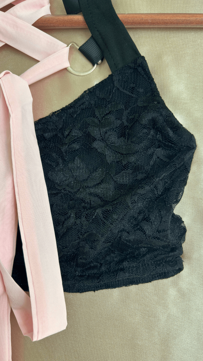 Pink Ribbon Tease Top - TRÈS FOU OR SOMETHING