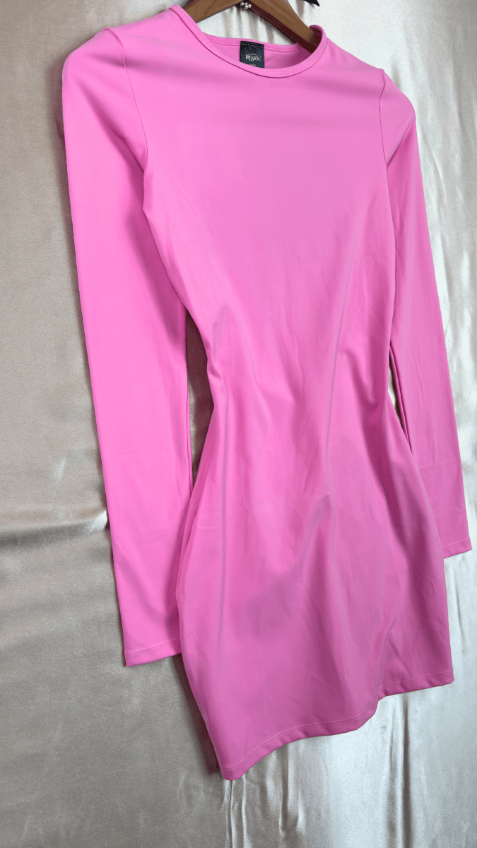 Pink Teardrop Open Back Dress - TRÈS FOU OR SOMETHING