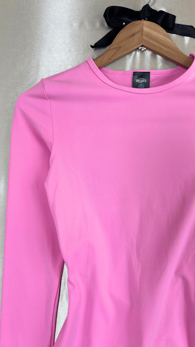 Pink Teardrop Open Back Dress - TRÈS FOU OR SOMETHING