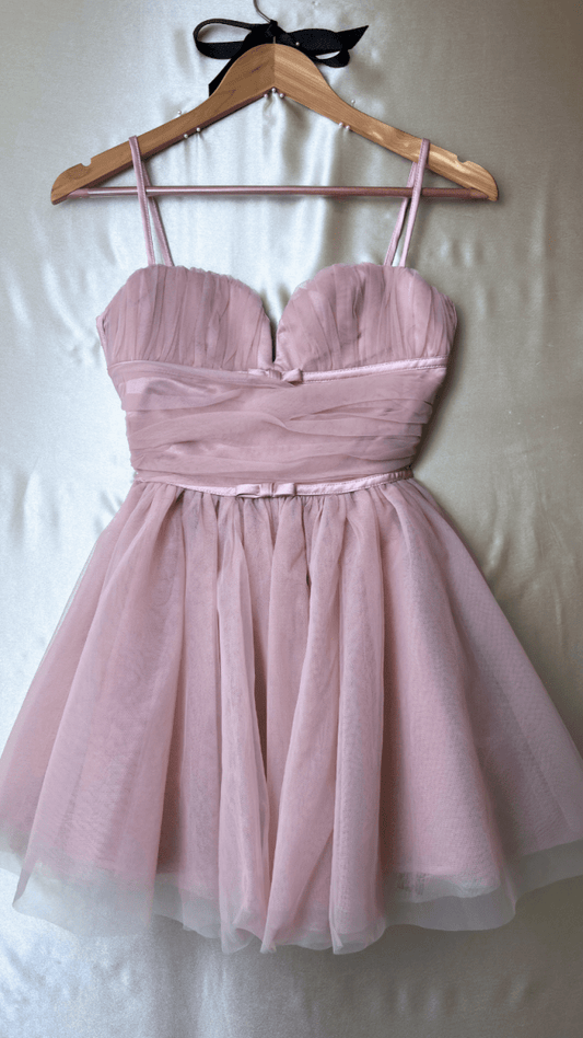 Pink Tulle n Bows Dress - TRÈS FOU OR SOMETHING