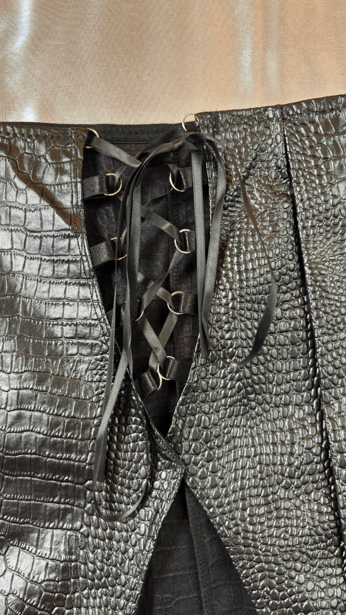 Pleather Tease Skirt - TRÈS FOU OR SOMETHING