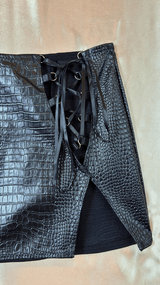 Pleather Tease Skirt - TRÈS FOU OR SOMETHING