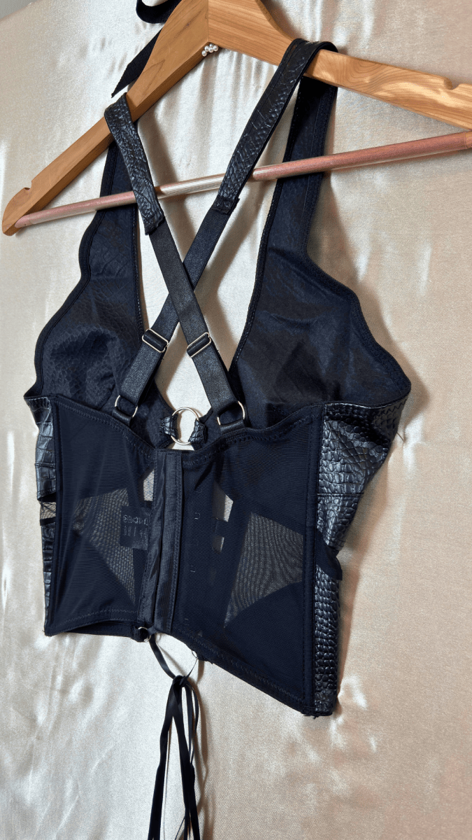 Pleather Tease Top - TRÈS FOU OR SOMETHING