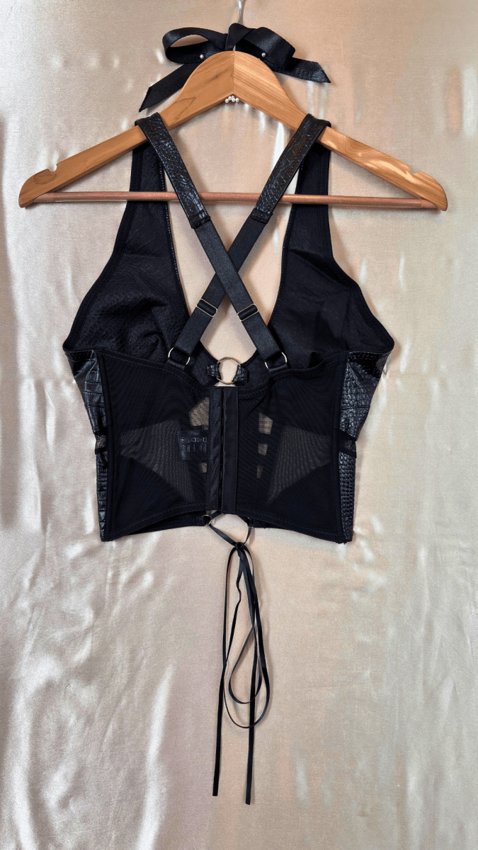 Pleather Tease Top - TRÈS FOU OR SOMETHING