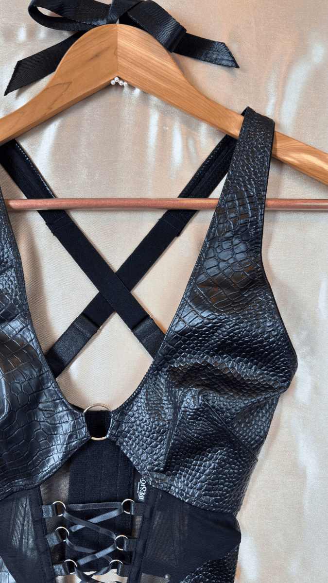 Pleather Tease Top - TRÈS FOU OR SOMETHING