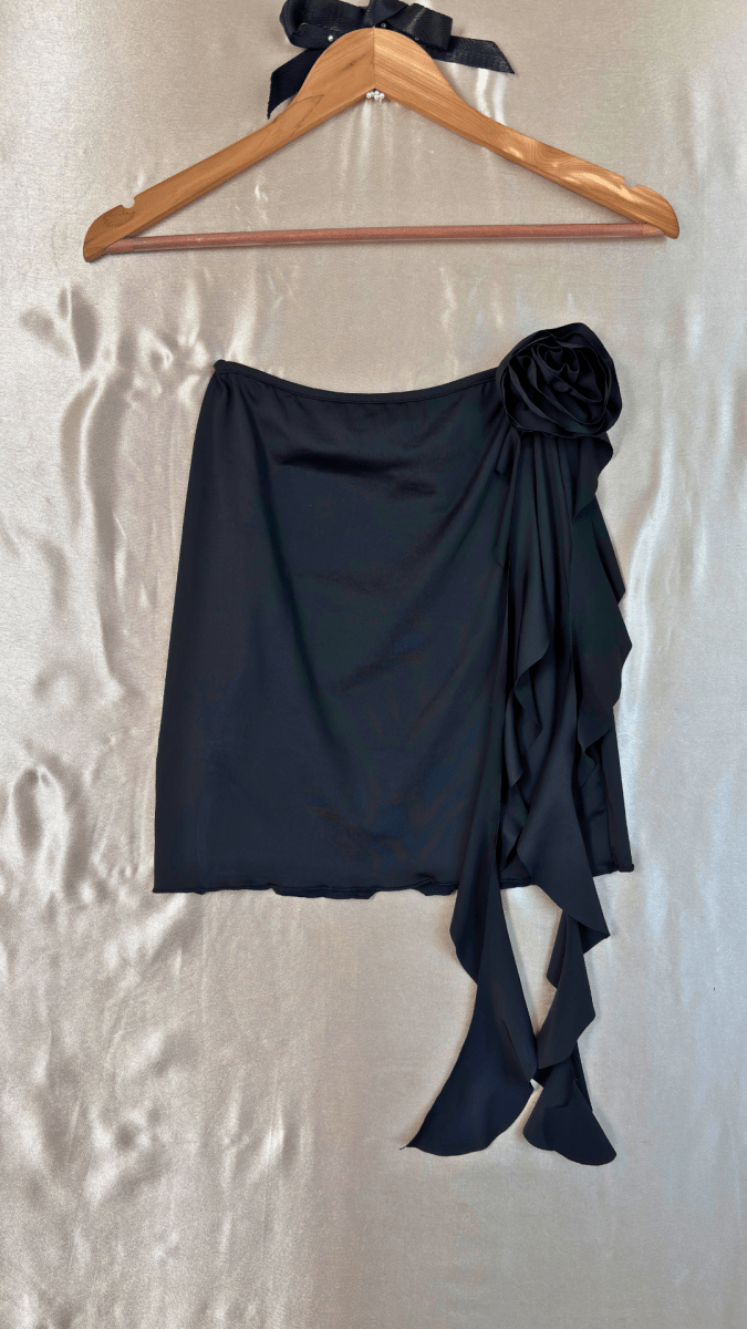 Pom Pom Ruffle Skirt - TRÈS FOU OR SOMETHING