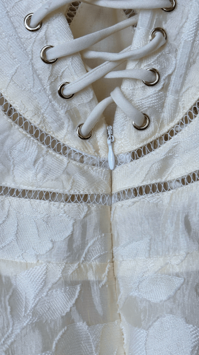 Ravenous Cream Corset Dress - TRÈS FOU OR SOMETHING