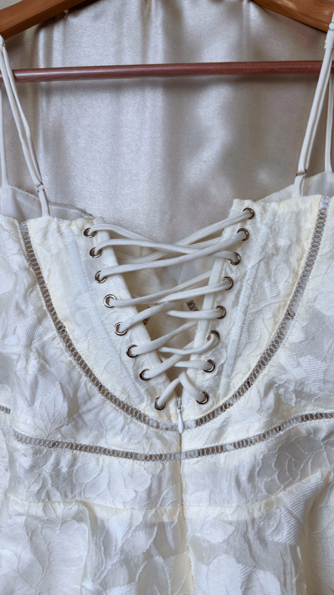 Ravenous Cream Corset Dress - TRÈS FOU OR SOMETHING