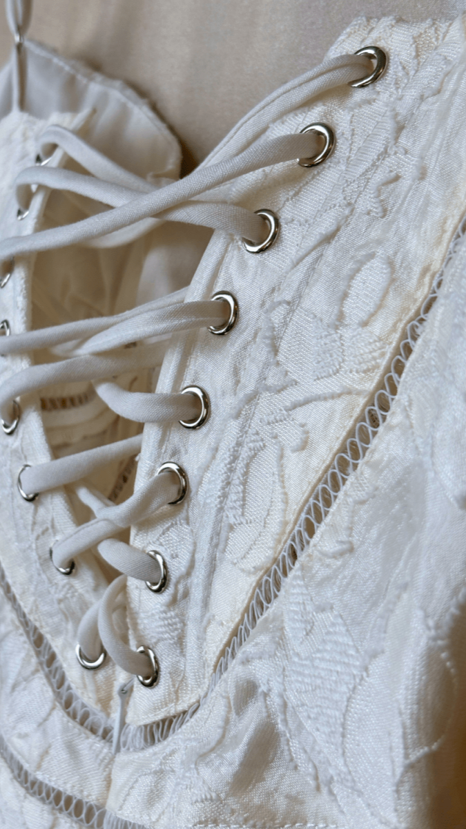 Ravenous Cream Corset Dress - TRÈS FOU OR SOMETHING