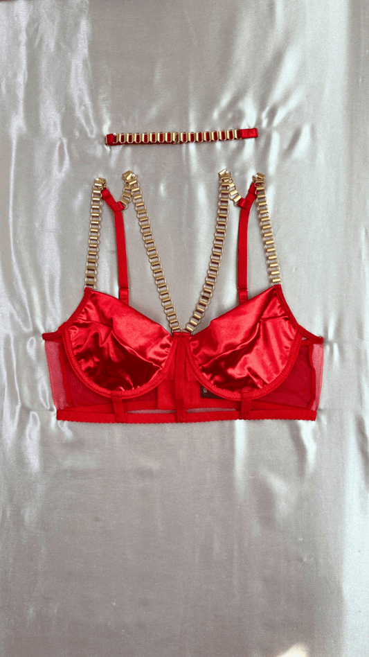 Roses are Red and Chains Bra - TRÈS FOU OR SOMETHING
