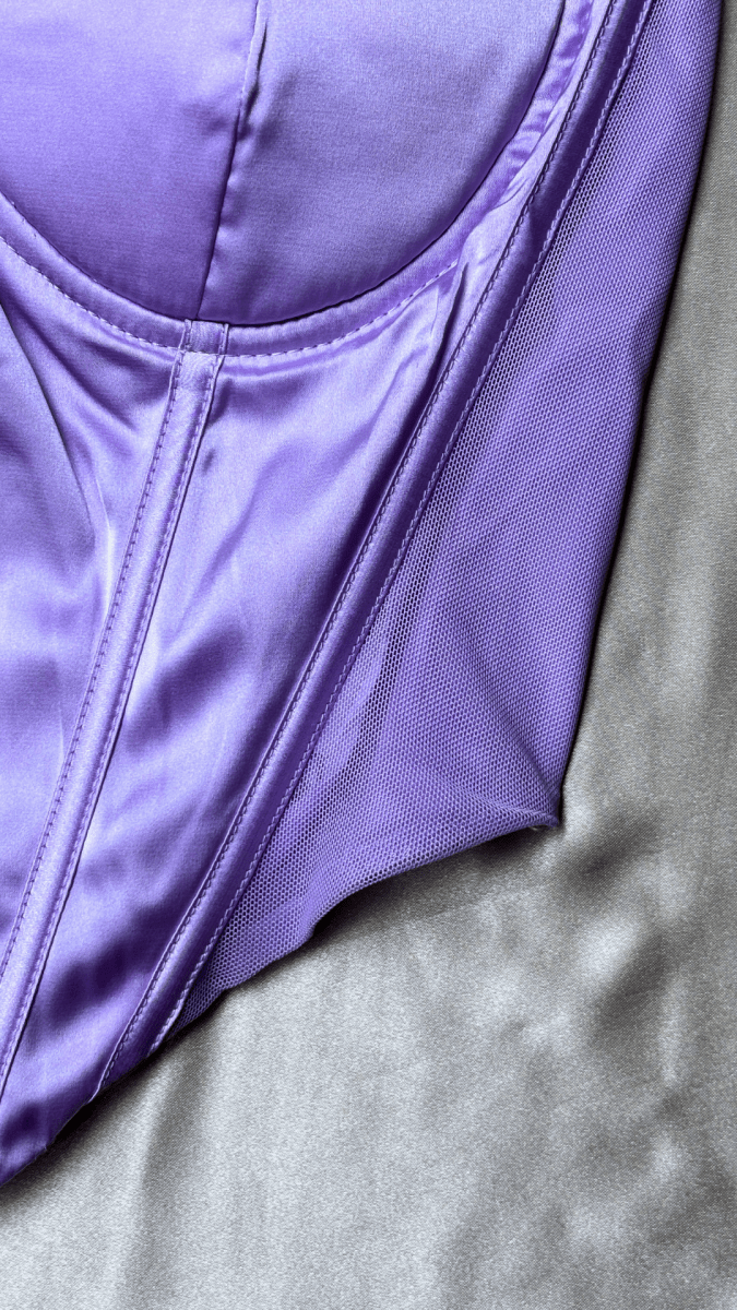 Satin Boning Top - TRÈS FOU OR SOMETHING