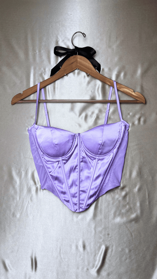 Satin Boning Top - TRÈS FOU OR SOMETHING