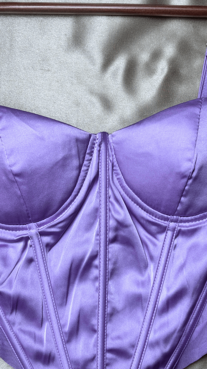 Satin Boning Top - TRÈS FOU OR SOMETHING