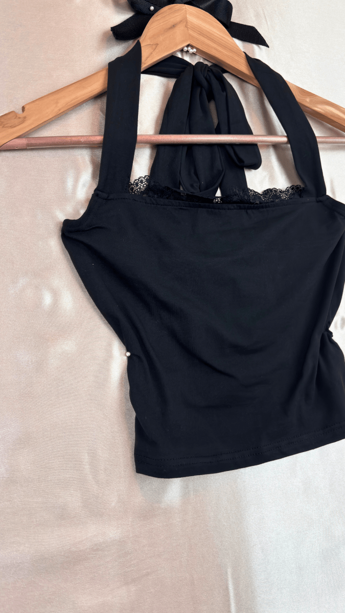 Scalloped Halter Top - TRÈS FOU OR SOMETHING