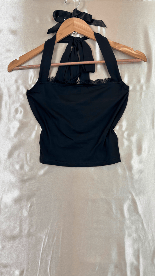 Scalloped Halter Top - TRÈS FOU OR SOMETHING