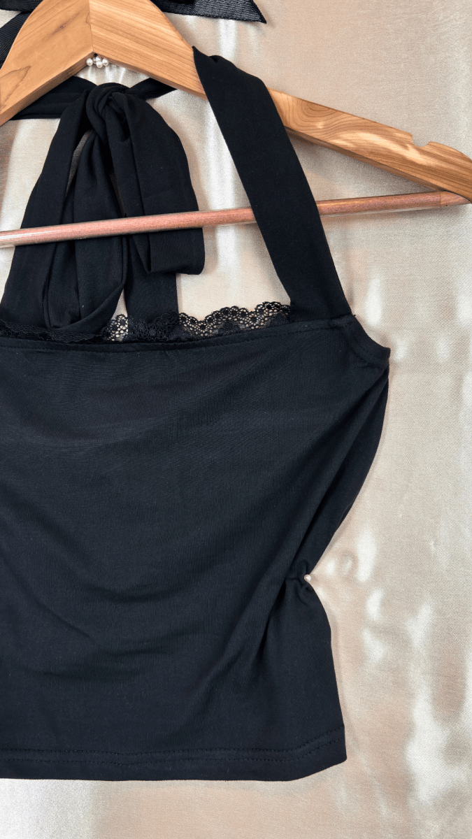 Scalloped Halter Top - TRÈS FOU OR SOMETHING