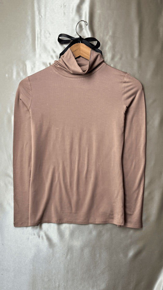 SoFree Long Sleeve Turtleneck Fawn Top - TRÈS FOU OR SOMETHING