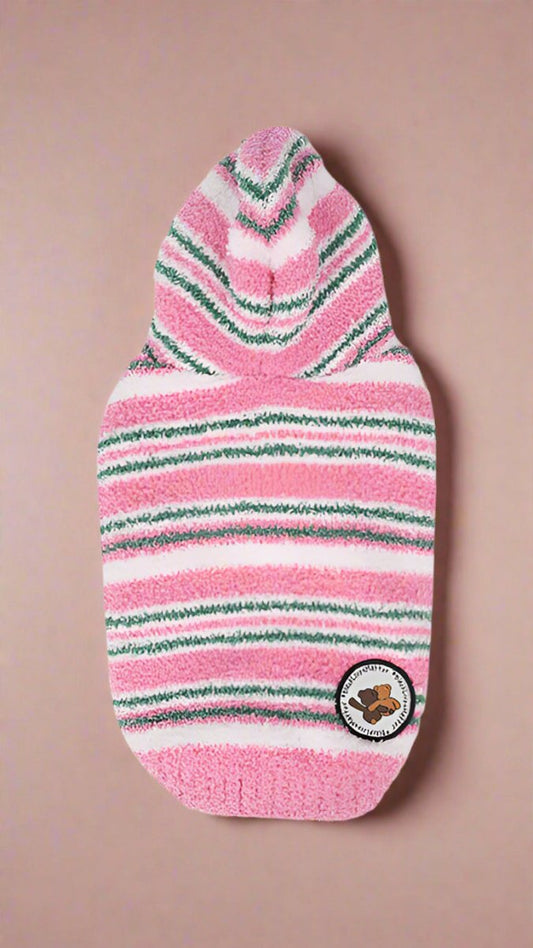 Stripes Puppy Hoodie - TRÈS FOU OR SOMETHING