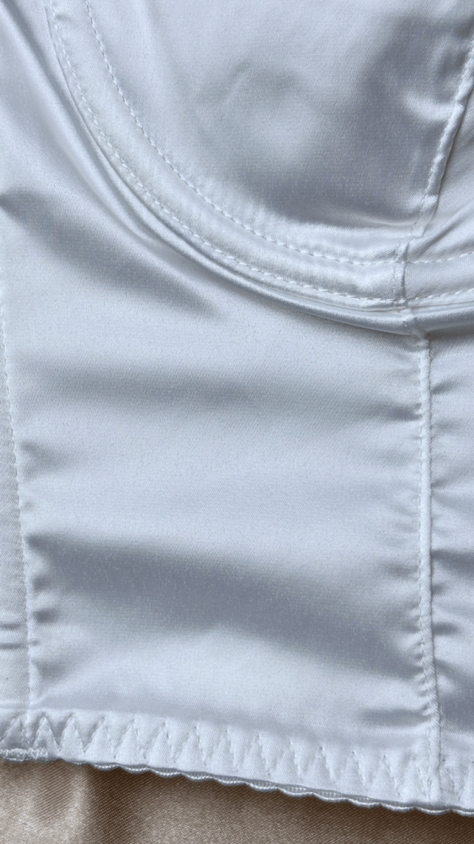 Summer White Bustier - TRÈS FOU OR SOMETHING