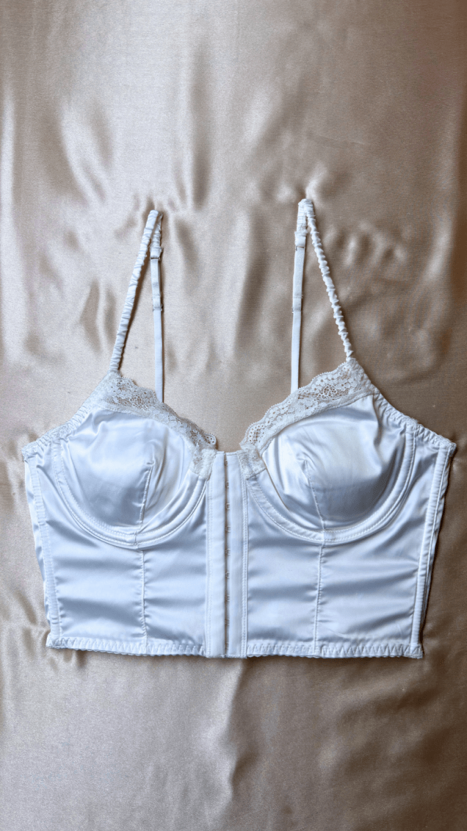 Summer White Bustier - TRÈS FOU OR SOMETHING
