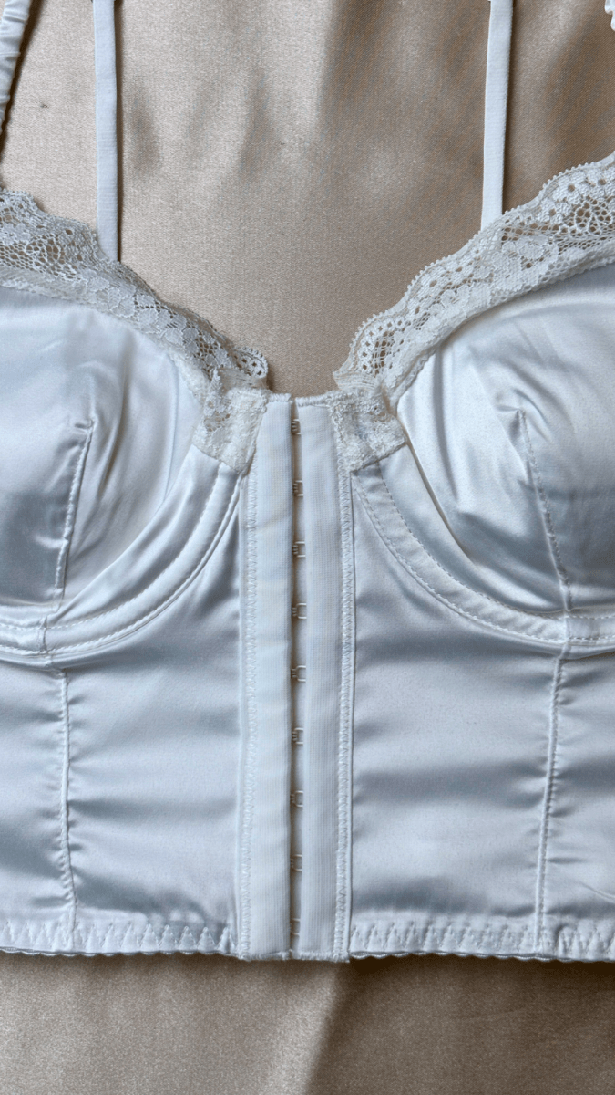 Summer White Bustier - TRÈS FOU OR SOMETHING