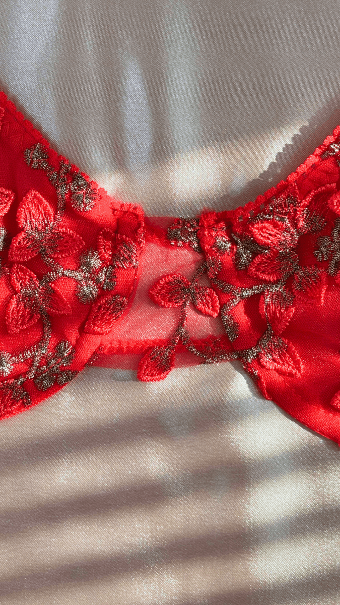 Summer's Fruit in Gold Bra - TRÈS FOU OR SOMETHING