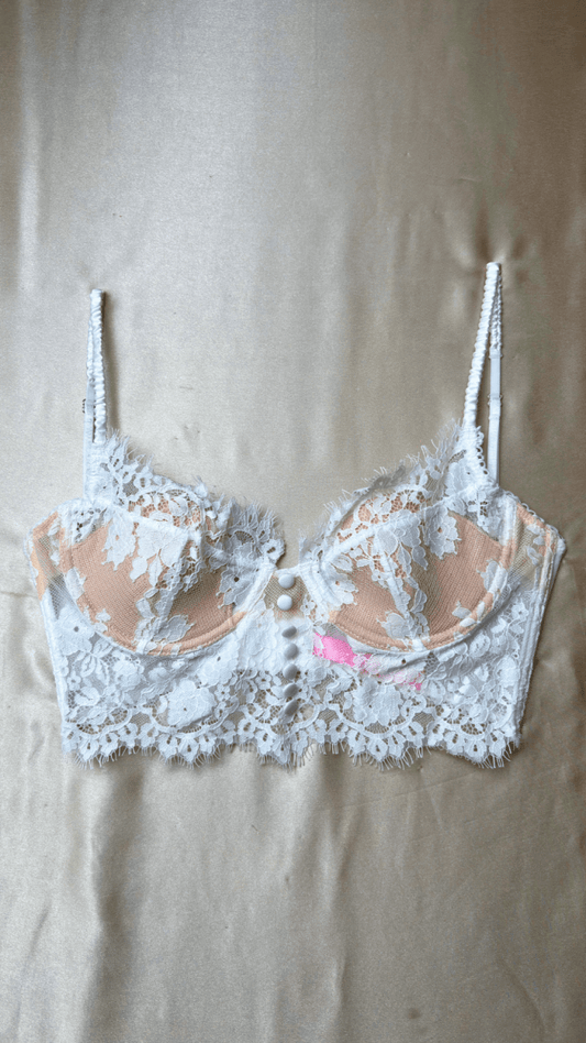 Tiffany White Bralette - TRÈS FOU OR SOMETHING