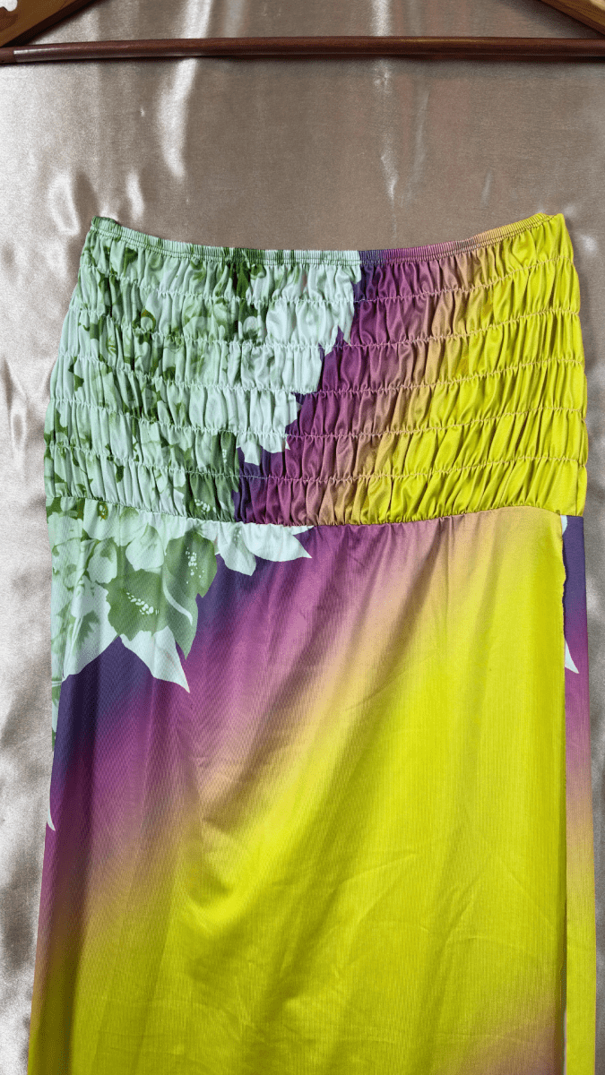 Tropical Sunset High Slit Skirt - TRÈS FOU OR SOMETHING