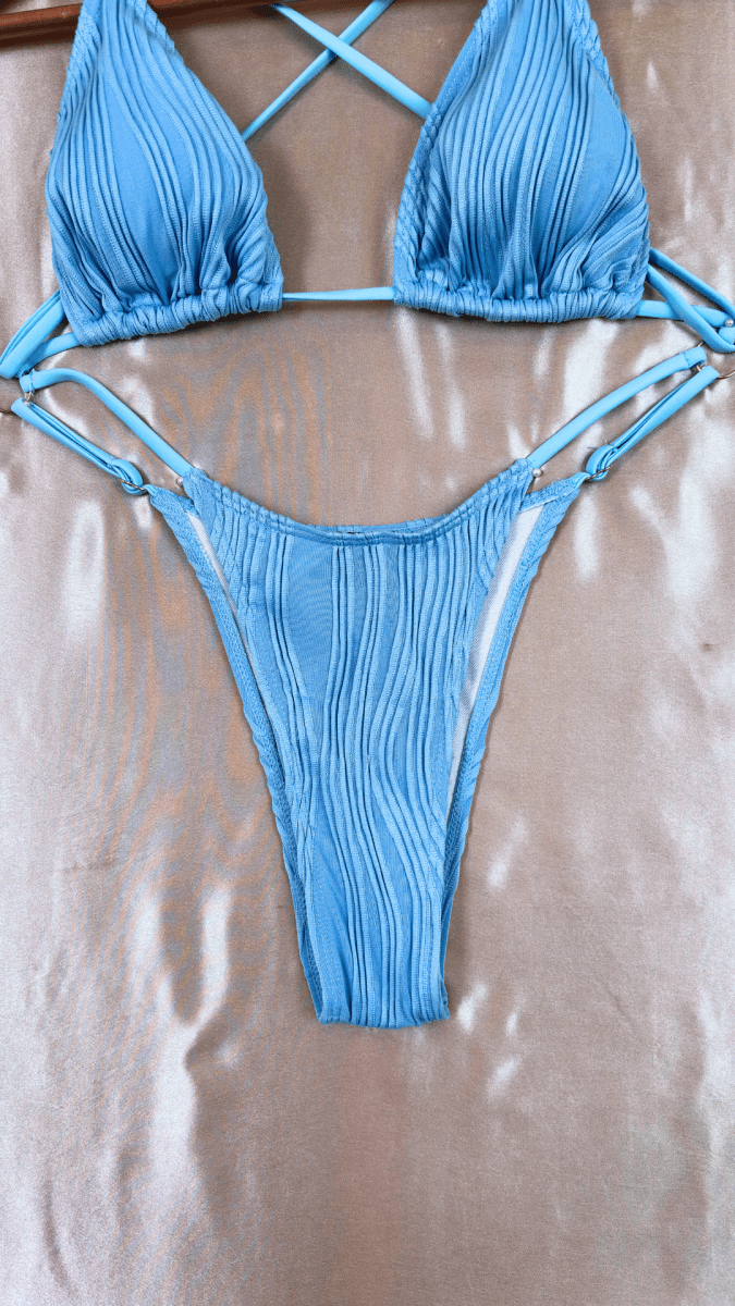 True Blue One Piece Swim Suit - TRÈS FOU OR SOMETHING
