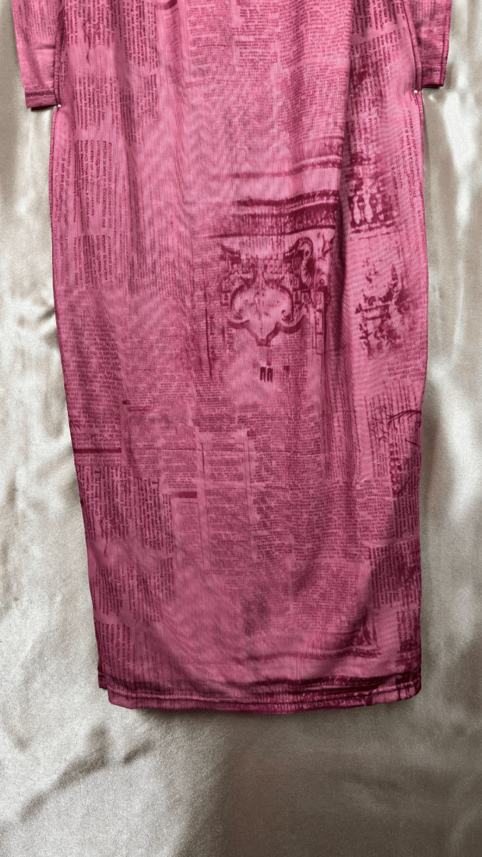 Velvety Articles Dress - TRÈS FOU OR SOMETHING