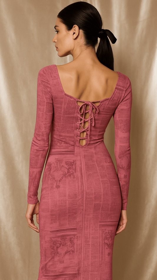 Velvety Articles Dress - TRÈS FOU OR SOMETHING