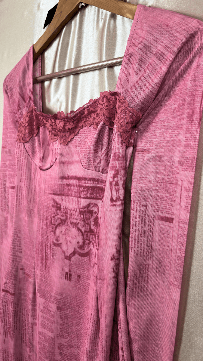 Velvety Articles Dress - TRÈS FOU OR SOMETHING
