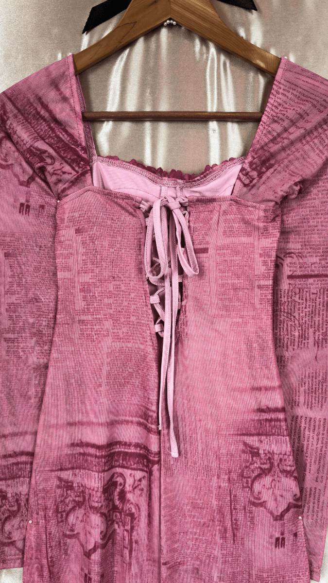 Velvety Articles Dress - TRÈS FOU OR SOMETHING