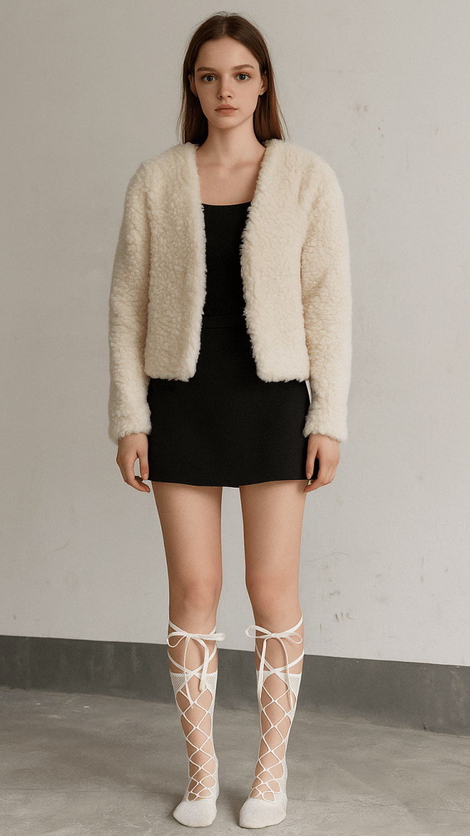 White Lolita Knee Socks - CHAMBRE 535