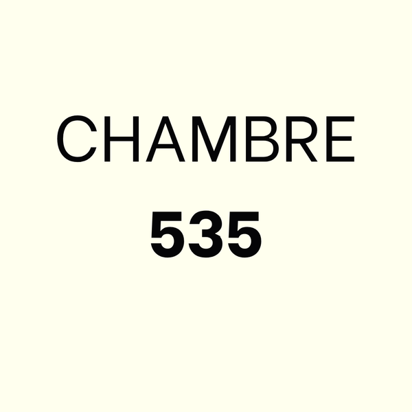 CHAMBRE 535