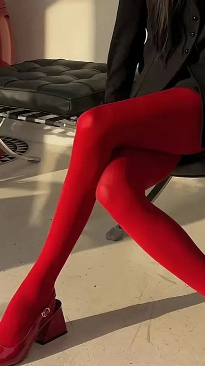 Apple Red Tights - TRÈS FOU OR SOMETHING