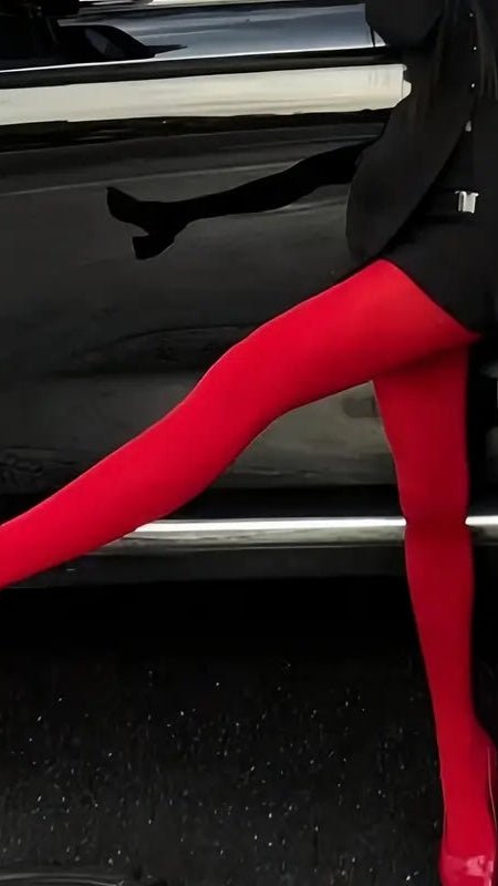 Apple Red Tights - TRÈS FOU OR SOMETHING