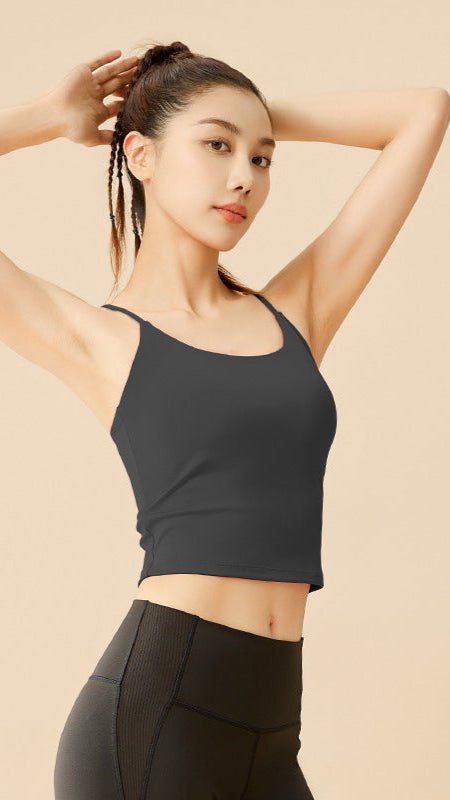 Athleisure Built - in Bra Tank Top - CHAMBRE 535