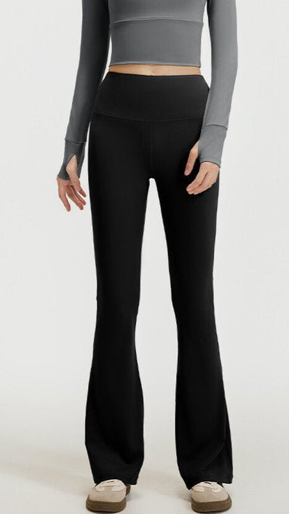 Athleisure Flare Leg Pants - CHAMBRE 535