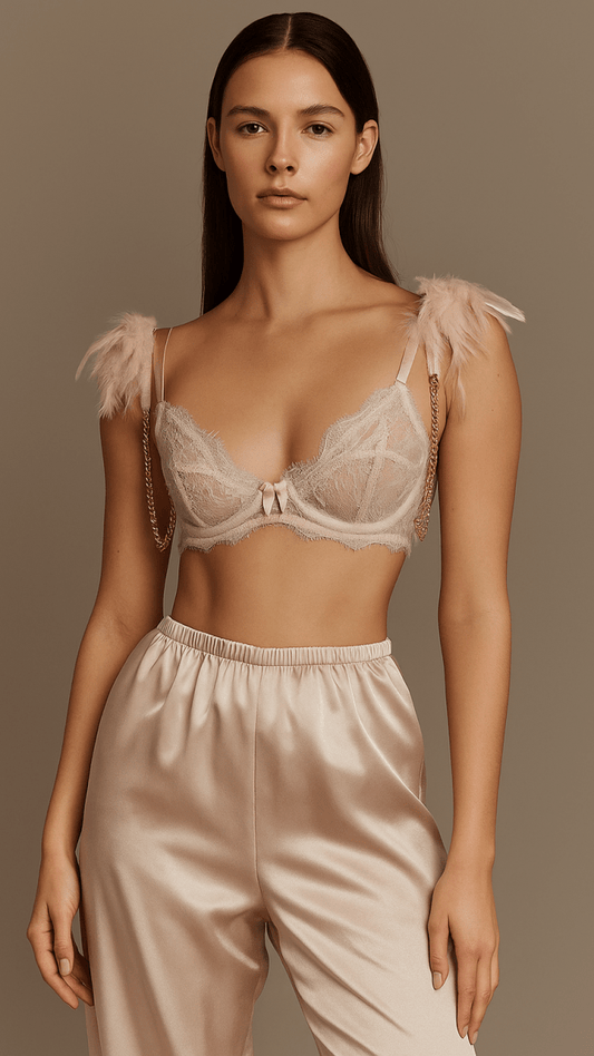 Babygirl Feathers Bra - CHAMBRE 535
