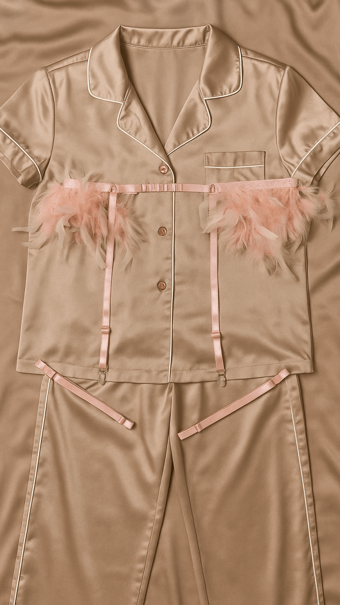 Babygirl Feathers Garter - CHAMBRE 535