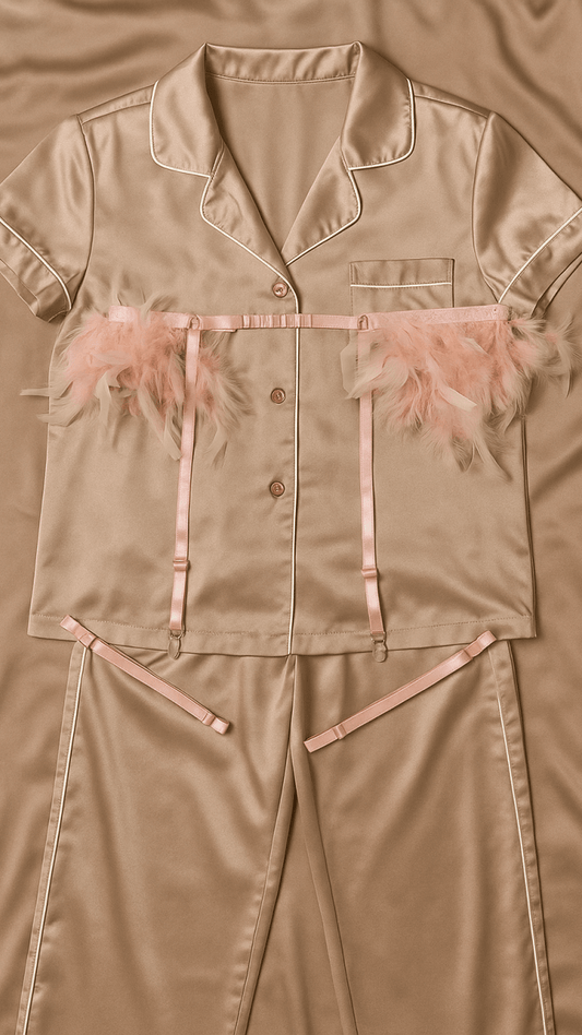 Babygirl Feathers Garter - CHAMBRE 535