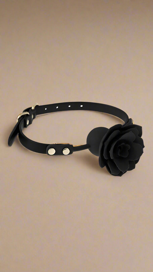 Ball Gag Flower Choker - CHAMBRE 535