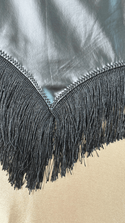 Black Tassels Pleather Skirt - TRÈS FOU OR SOMETHING