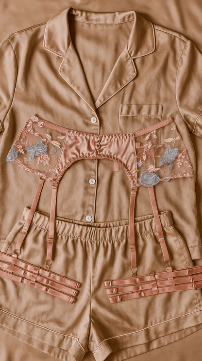 Brielle Rose Gold Garter - CHAMBRE 535