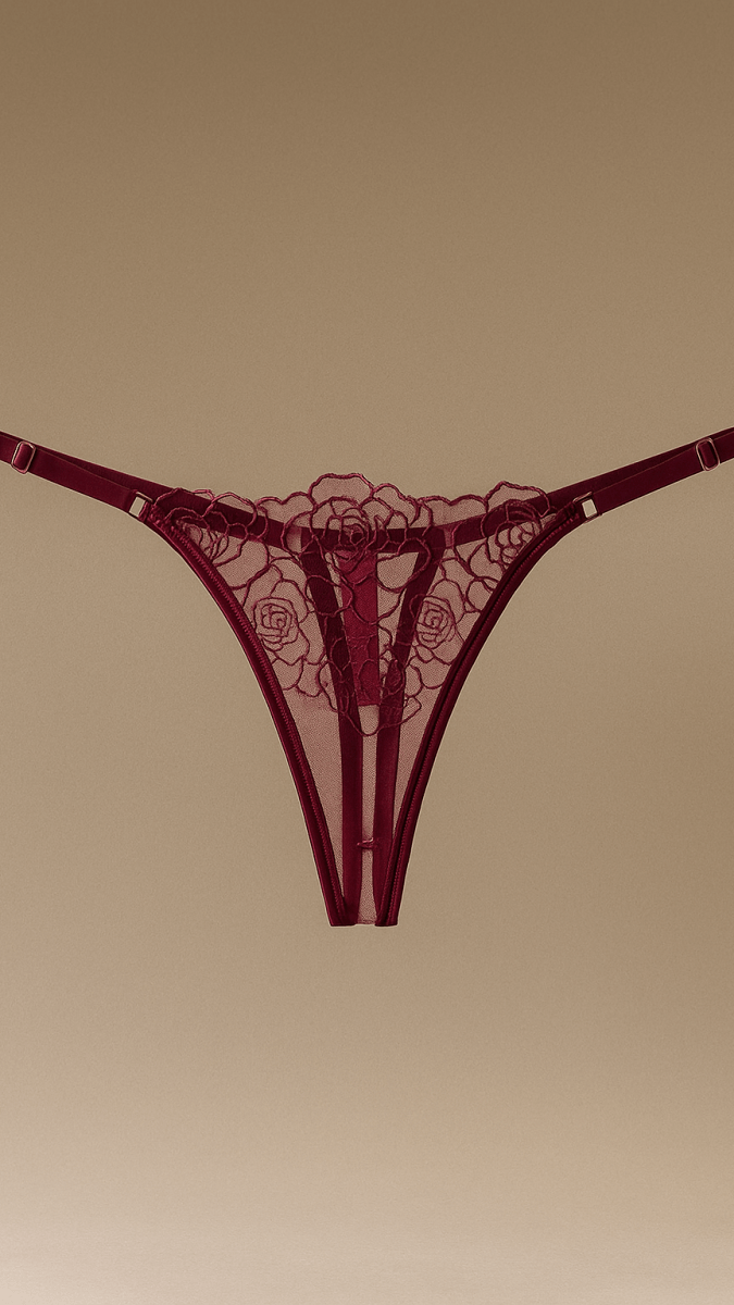 Burgundy Panty - CHAMBRE 535