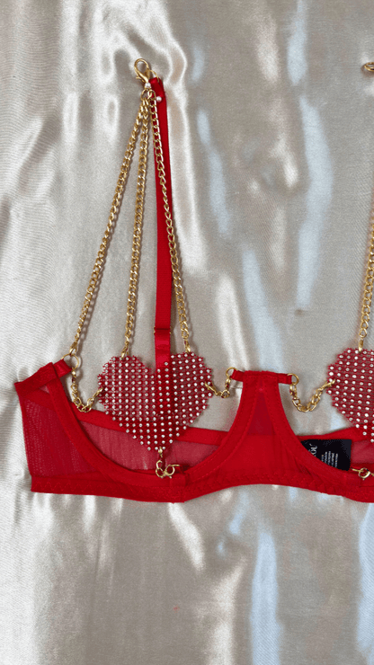 Cabaret Hearts Bra - TRÈS FOU OR SOMETHING