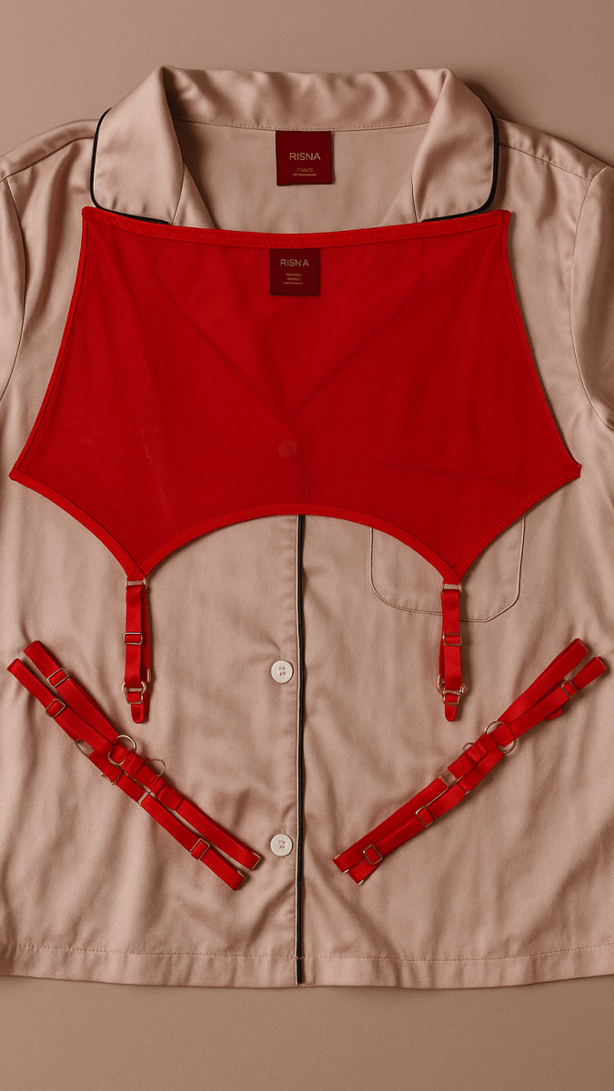 Cabaret Hearts Garter - CHAMBRE 535